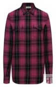 Рубашка из вискозы и льна Saint Laurent фото 1