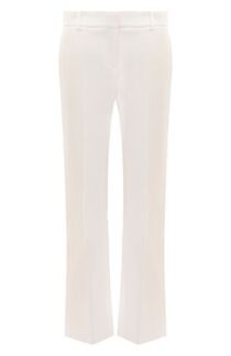 Брюки из хлопка и льна Nina Ricci