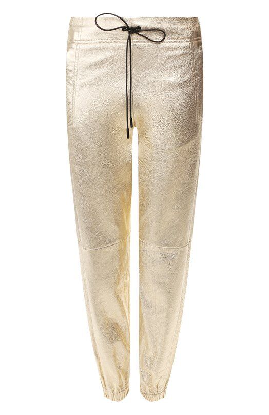 Кожаные джоггеры Saint Laurent фото 1