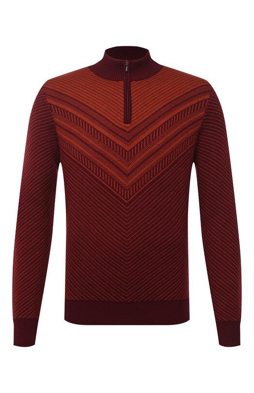 Свитер из шерсти и шелка Zilli Sport фото 1