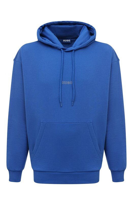 Хлопковое худи HUGO Blue фото 1
