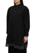 Хлопковая рубашка Yohji Yamamoto фото 3