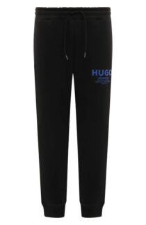 Хлопковые джоггеры HUGO Blue