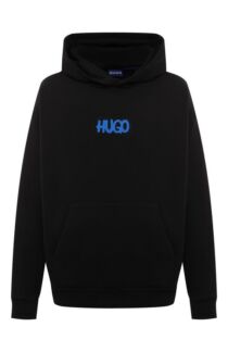 Хлопковое худи HUGO Blue