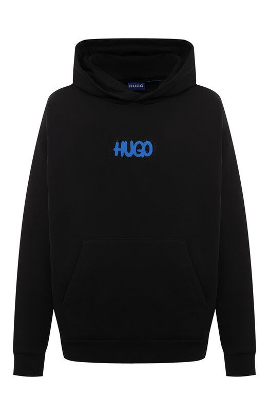 Хлопковое худи HUGO Blue фото 1