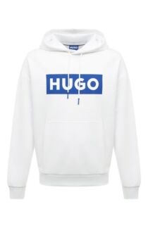 Хлопковое худи HUGO Blue
