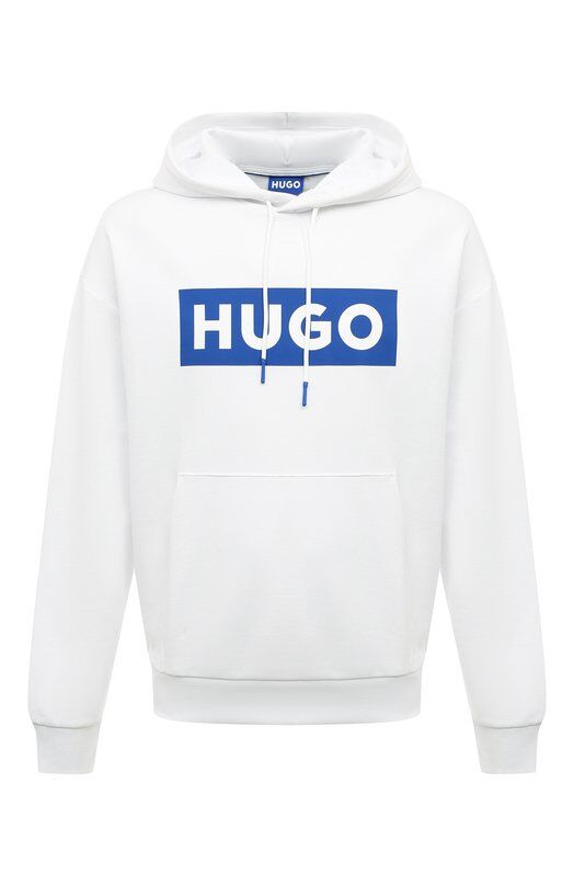 Хлопковое худи HUGO Blue фото 1