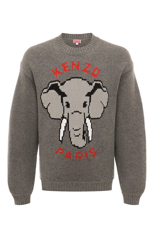 Свитер из шерсти и хлопка Kenzo фото 1