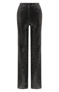 Брюки с отделкой пайетками MSGM