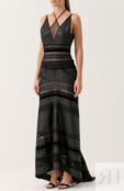 Приталенное платье-макси с подолом Roland Mouret фото 3