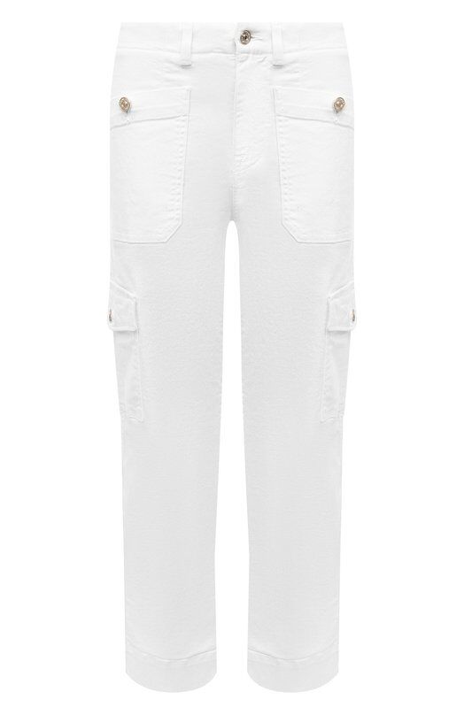 Брюки из хлопка и вискозы 7 For All Mankind фото 1