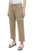 Брюки из хлопка и вискозы 7 For All Mankind фото 3