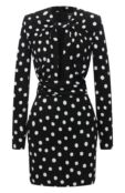 Платье из вискозы Saint Laurent фото 1